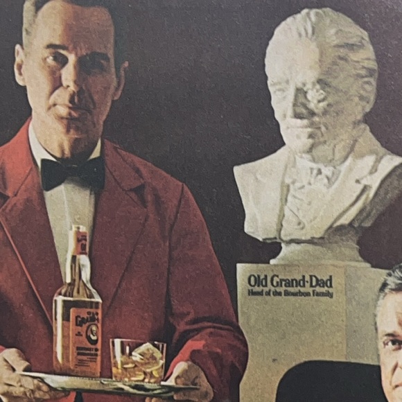 Vintage Bar Ad Old Grand-Dad Kentucky Straight Bourbon Whiskeys Frankfort Ky - Picture 2 of 11